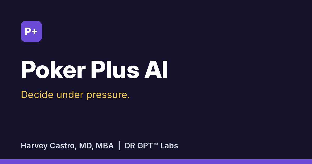 Share image for Poker Plus AI